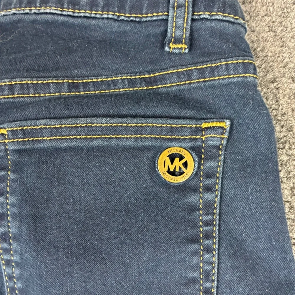 Michael Kors‎ Womens Size 8 Skinny Jeans Dark Indigo Stretch Denim Pants